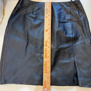 Vintage REAL LEATHER miniskirt
